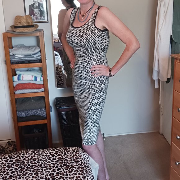 Jacquard Print Dress - Picture 1 of 11